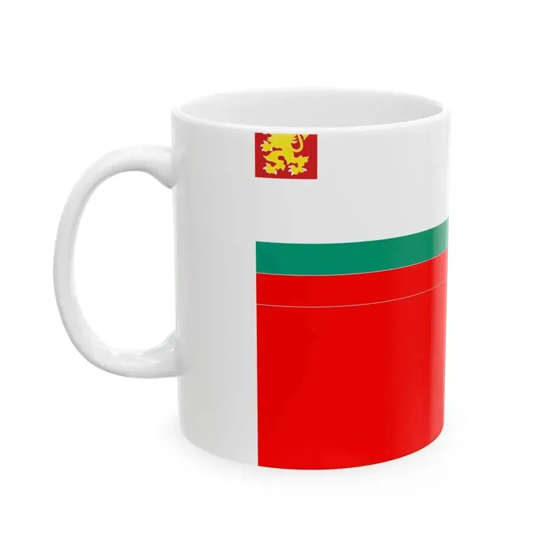 Bulgarian Navy Rank Flag Deputy Commander of the Navy (Bulgaria) White Coffee Mug - Go Mug Yourself