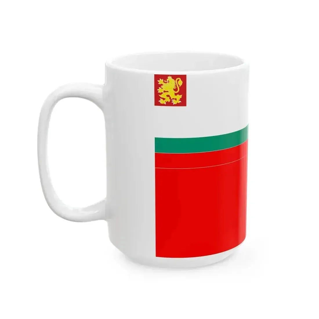 Bulgarian Navy Rank Flag Deputy Commander of the Navy (Bulgaria) White Coffee Mug - Go Mug Yourself