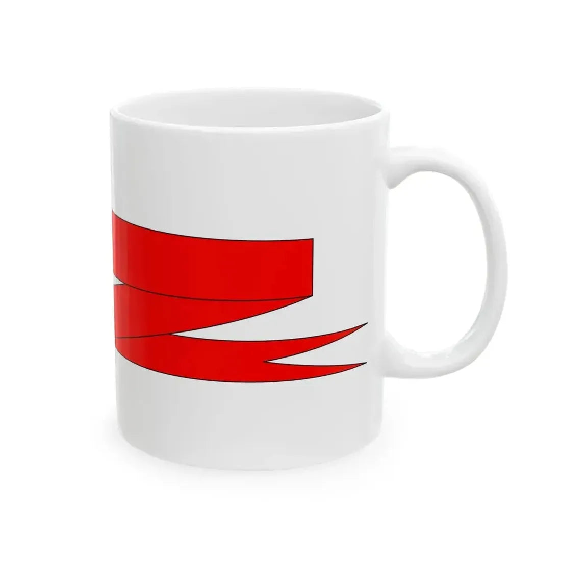 Bulgarian Navy Rank Flag Pendant of Ship Division Commander 2 (Bulgaria) White Coffee Mug - Go Mug Yourself