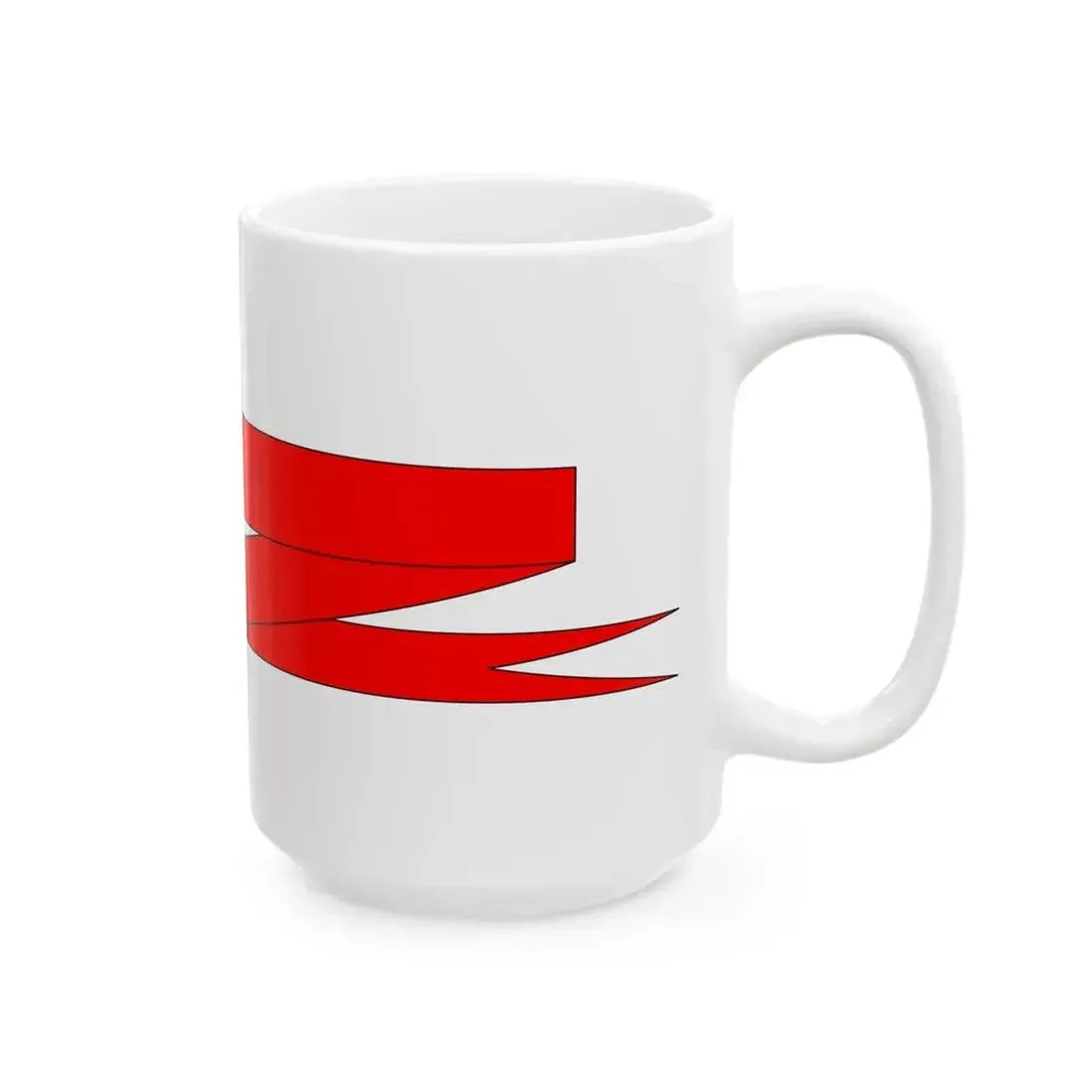 Bulgarian Navy Rank Flag Pendant of Ship Division Commander 2 (Bulgaria) White Coffee Mug - Go Mug Yourself