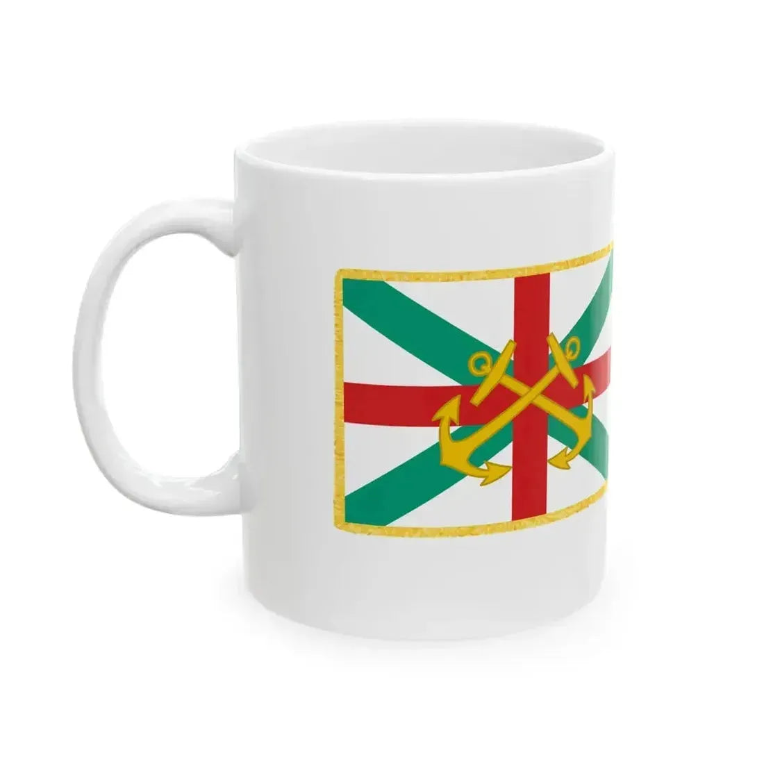 Bulgarian Navy - Representative Flag (Bulgaria) White Coffee Mug - Go Mug Yourself