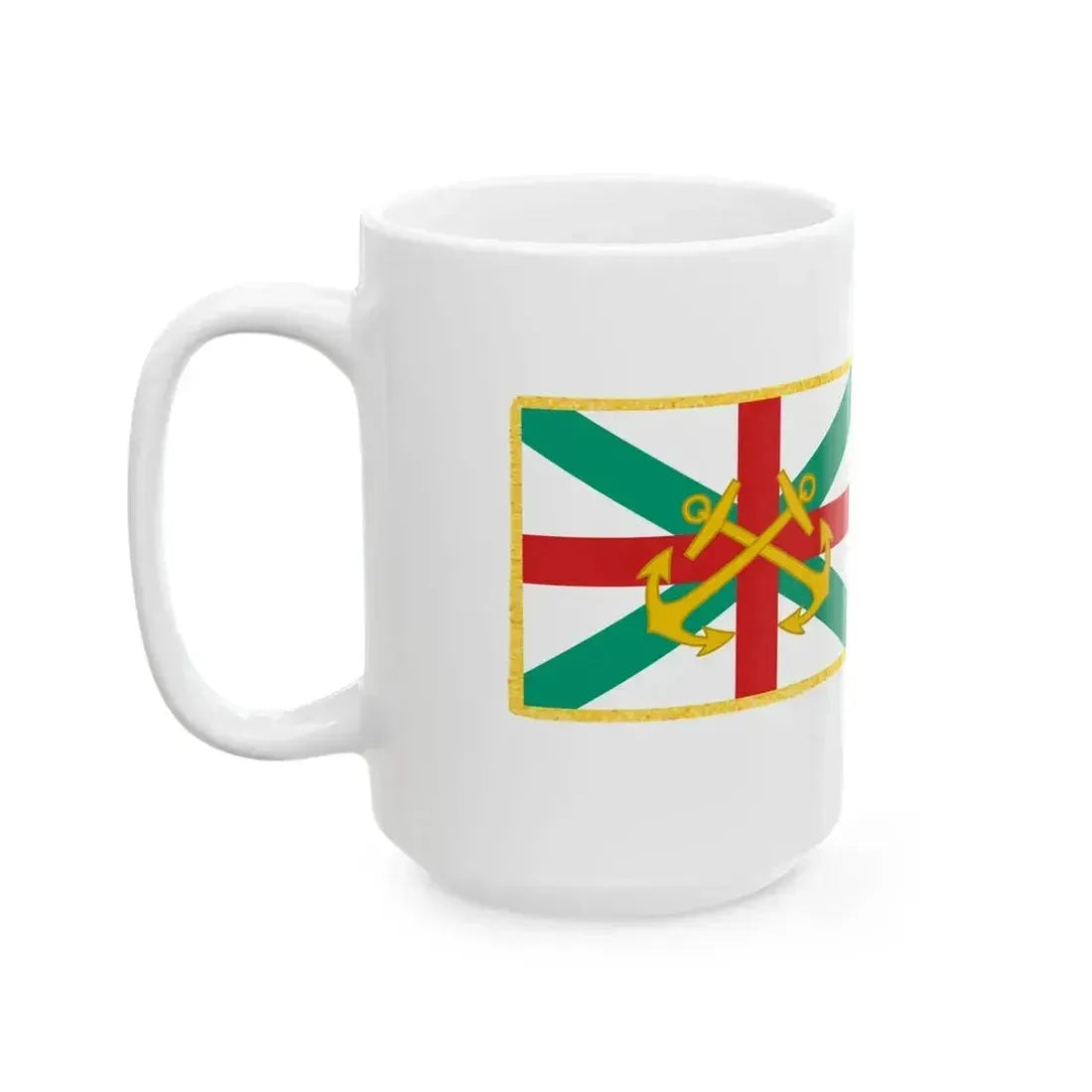 Bulgarian Navy - Representative Flag (Bulgaria) White Coffee Mug - Go Mug Yourself