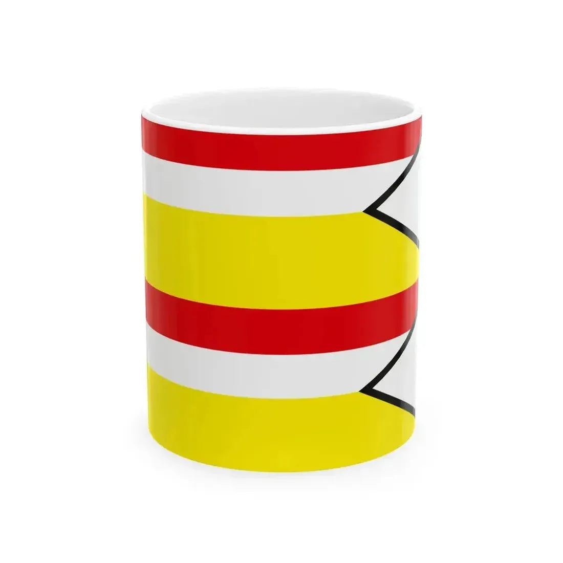 Bulhary Lucenec Flag (Slovakia) White Coffee Mug 11oz - Go Mug Yourself