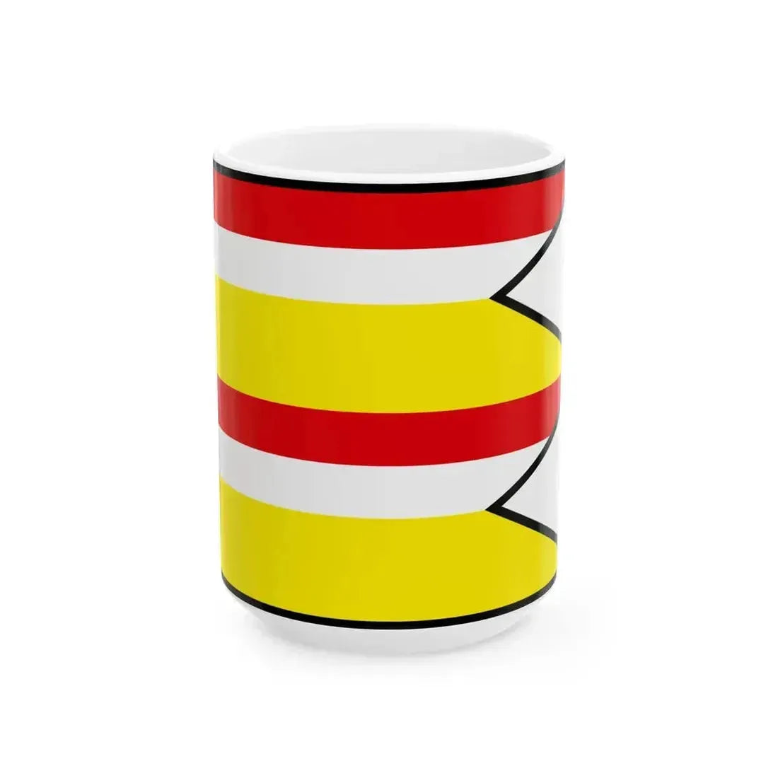 Bulhary Lucenec Flag (Slovakia) White Coffee Mug 15oz - Go Mug Yourself