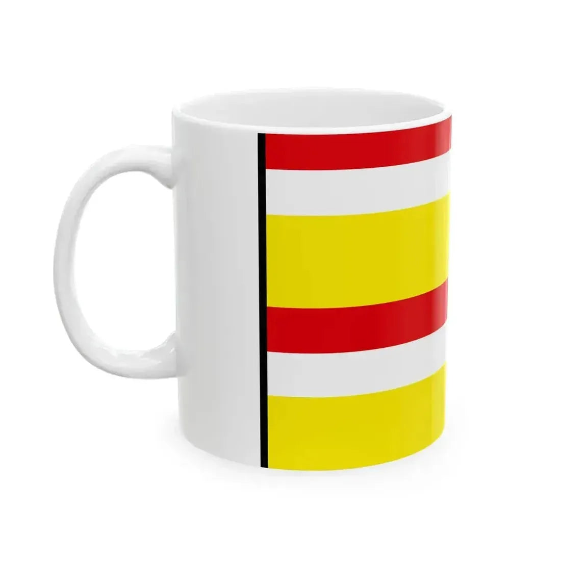 Bulhary Lucenec Flag (Slovakia) White Coffee Mug - Go Mug Yourself