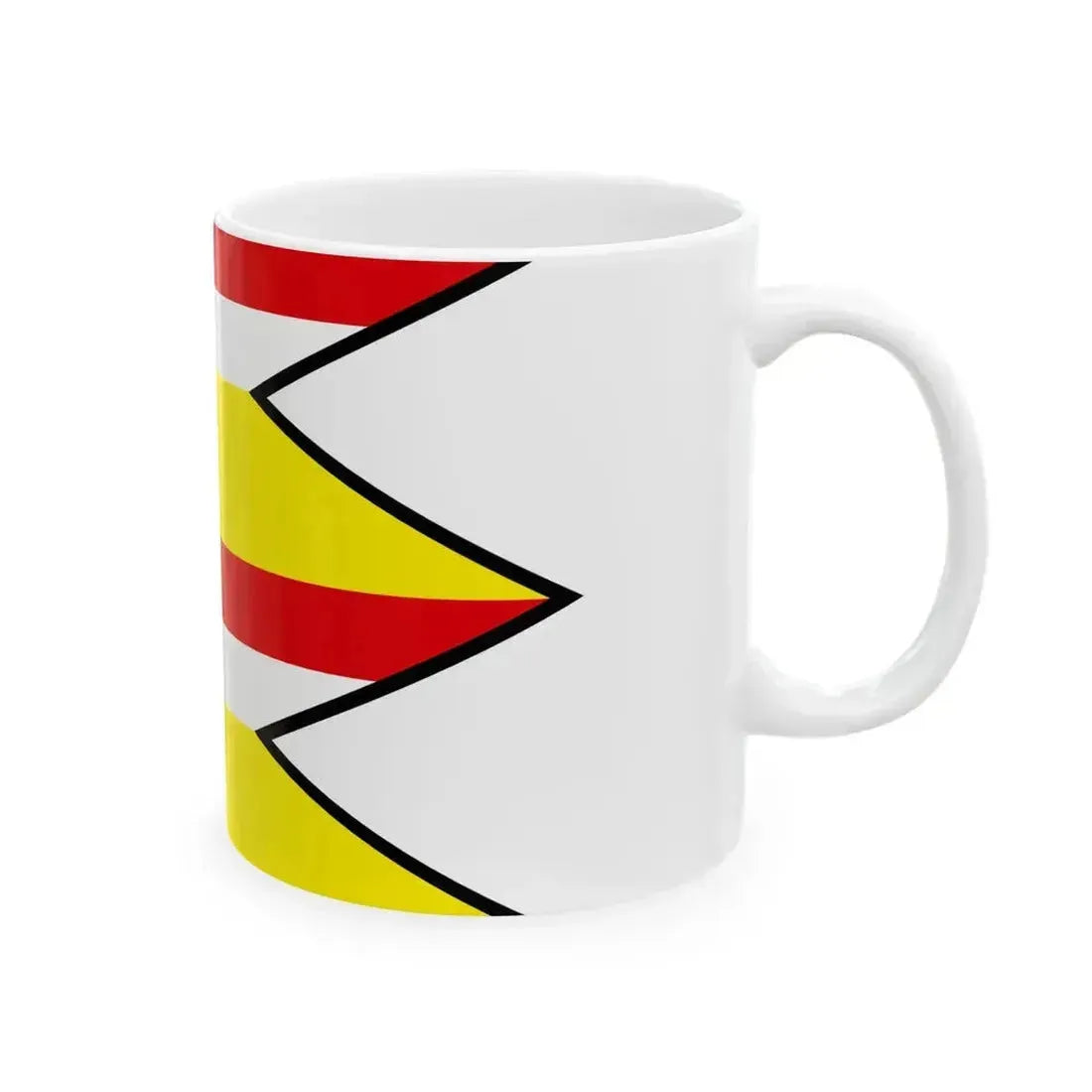 Bulhary Lucenec Flag (Slovakia) White Coffee Mug - Go Mug Yourself