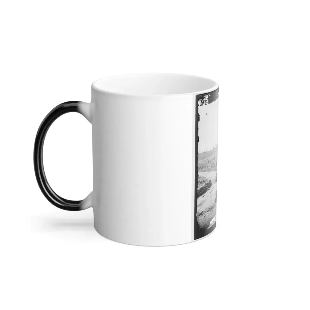 Bull Run, Va. Ruins of the Stone Bridge, Looking Upstream (U.S. Civil War) Color Changing Coffee Mug 11oz - Go Mug Yourself
