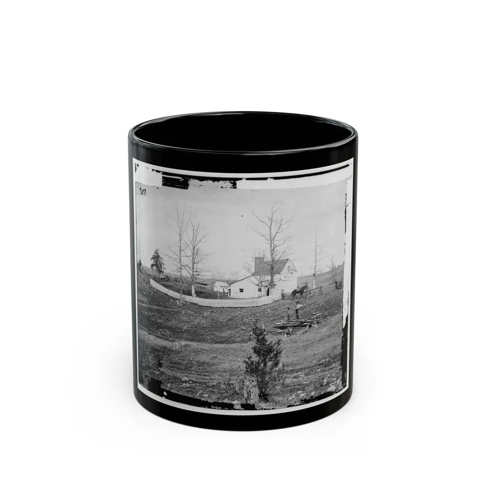 Bull Run, Va. William N. Thornton's I.E., Thornberry House On The Route To Sudley Ford (U.S. Civil War) Black Coffee Mug-11oz-Go Mug Yourself