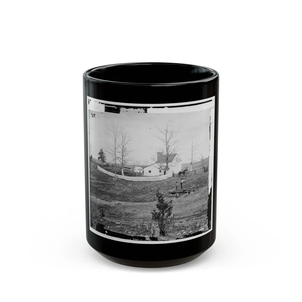 Bull Run, Va. William N. Thornton's I.E., Thornberry House On The Route To Sudley Ford (U.S. Civil War) Black Coffee Mug-15oz-Go Mug Yourself