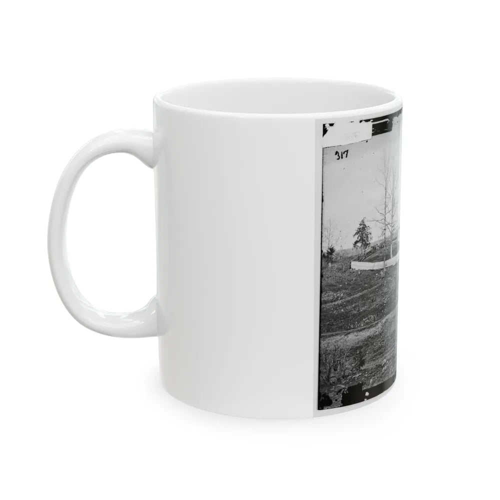 Bull Run, Va. William N. Thornton's I.E., Thornberry House On The Route To Sudley Ford (U.S. Civil War) White Coffee Mug-Go Mug Yourself