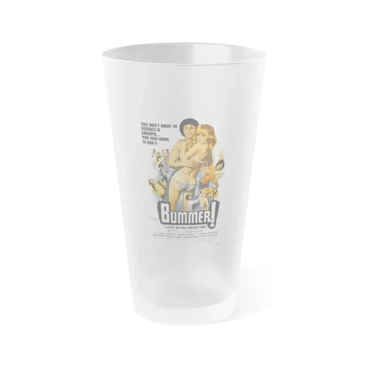 BUMMER! (THE SADIST) 1973 Movie Poster - Frosted Pint Glass 16oz 16oz Frosted - Go Mug Yourself