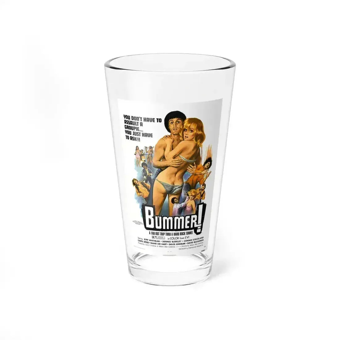 BUMMER! (THE SADIST) 1973 Movie Poster - Pint Glass 16oz 16oz - Go Mug Yourself