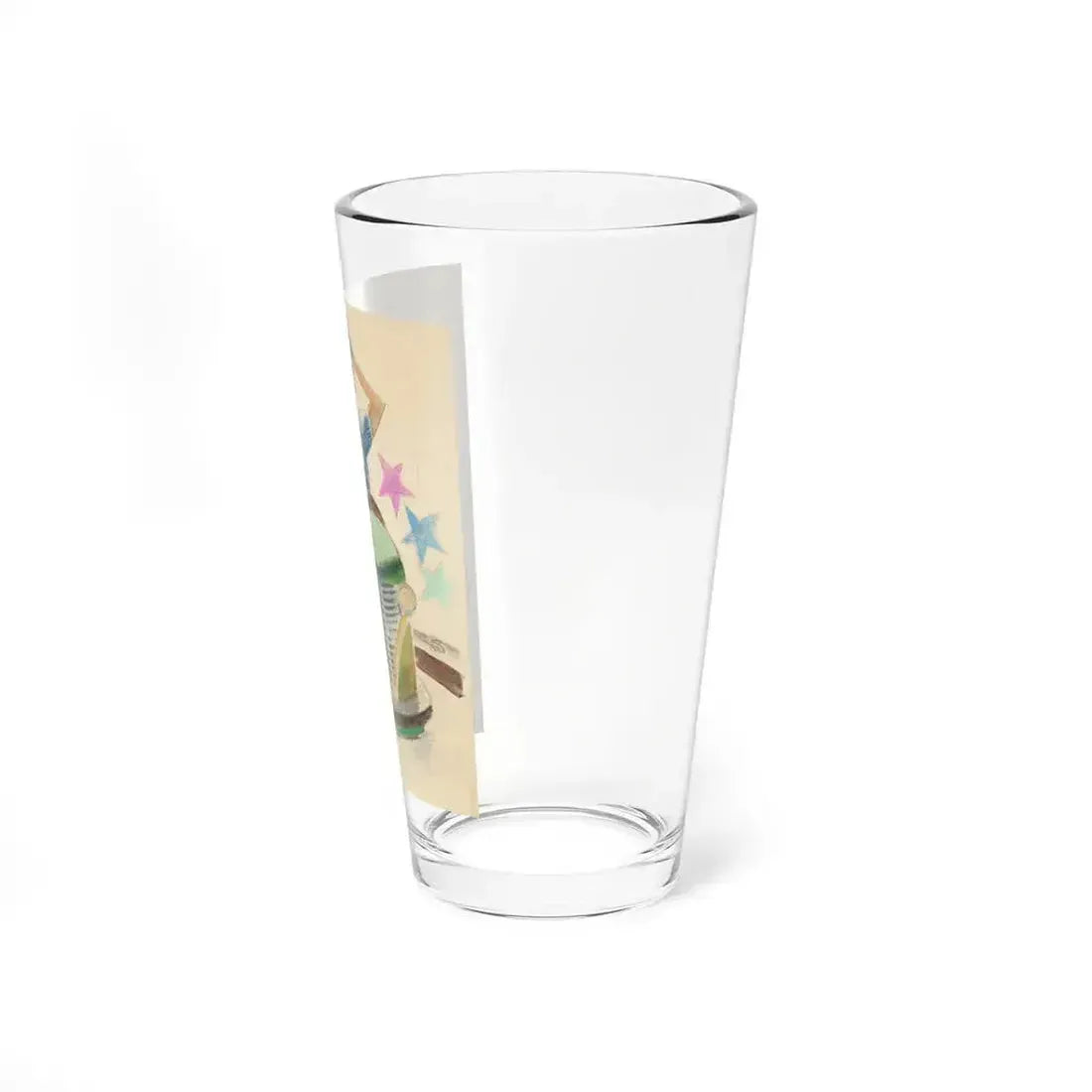 Bump Mobile, The Saturday Evening Post cover study (Magazine Illustration) Pint Glass 16oz - Go Mug Yourself