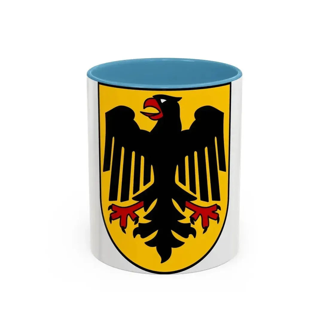 Bundesschild (Federal Shield) of the Federal Republic of Germany - Accent Coffee Mug 11oz Light Blue - Go Mug Yourself