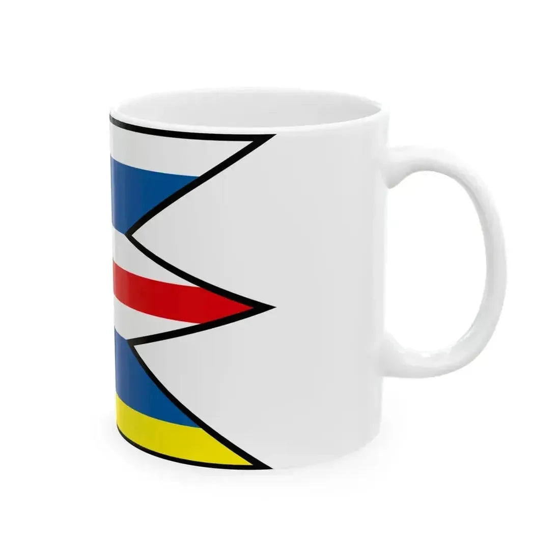 Bunkovce Sobrance Flag (Slovakia) White Coffee Mug - Go Mug Yourself