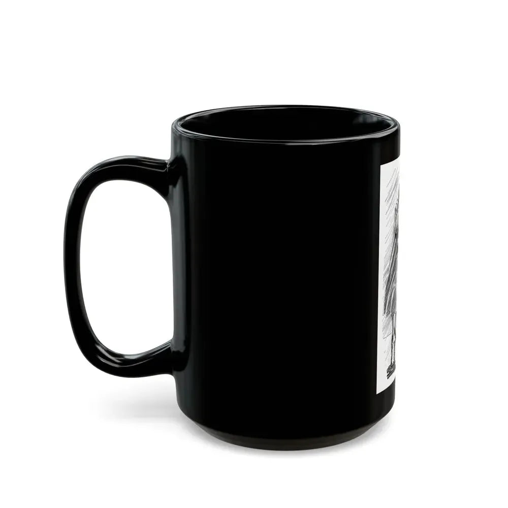 Burberry advertisement, 1937 (3) - Black Coffee Mug - Go Mug Yourself