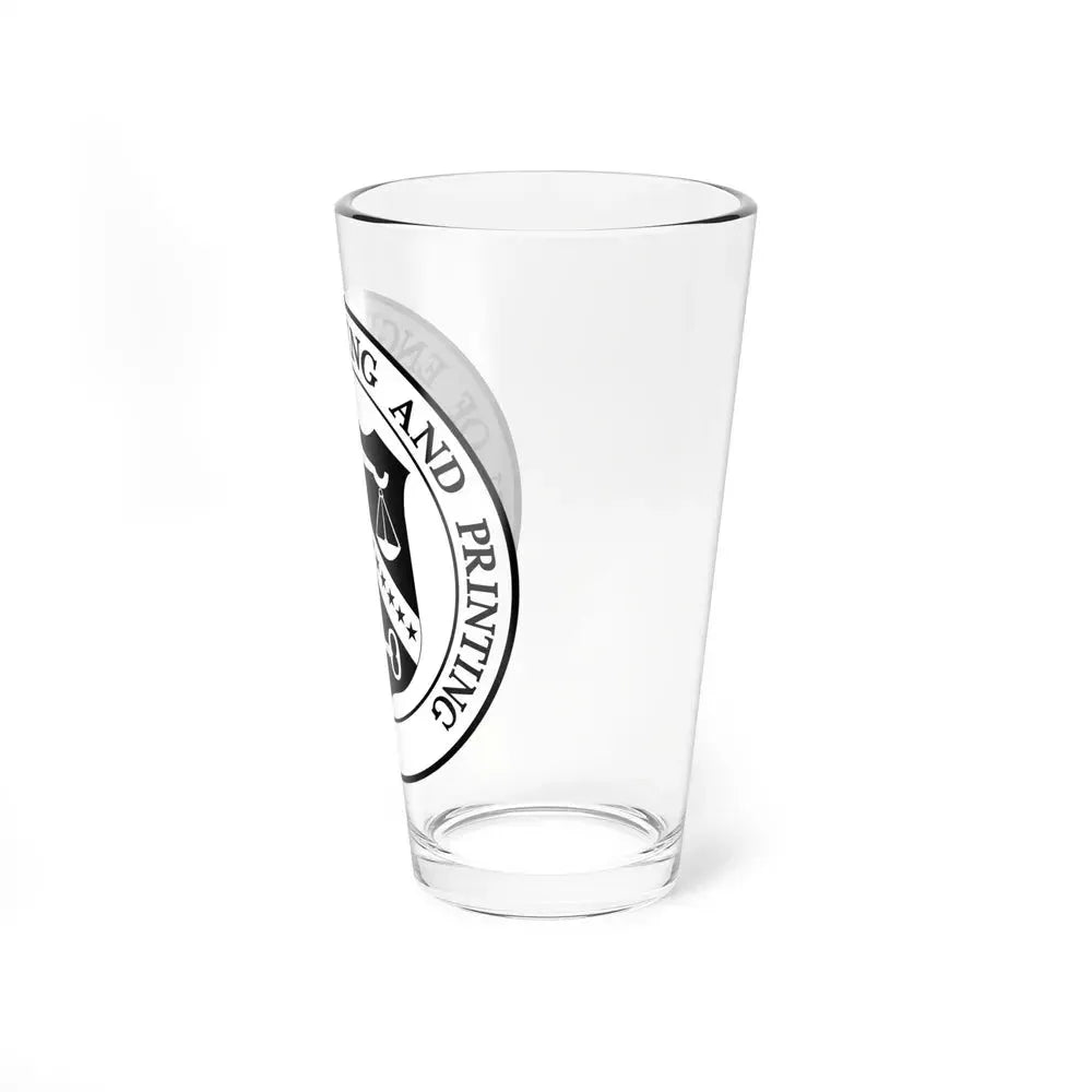Bureau of Engraving and Printing - Pint Glass 16oz - Go Mug Yourself