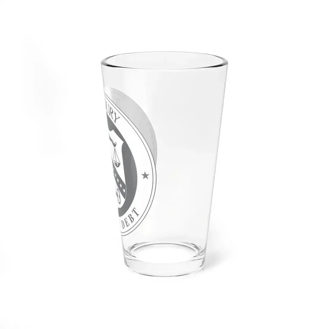 Bureau of the Public Debt - Pint Glass 16oz - Go Mug Yourself