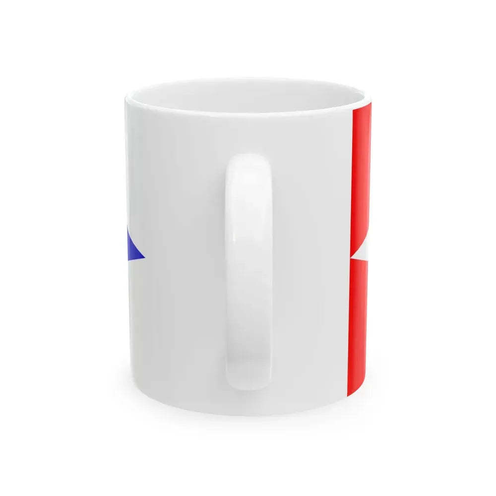 Burgee of American YC Massachusetts (United States) White Coffee Mug - Go Mug Yourself