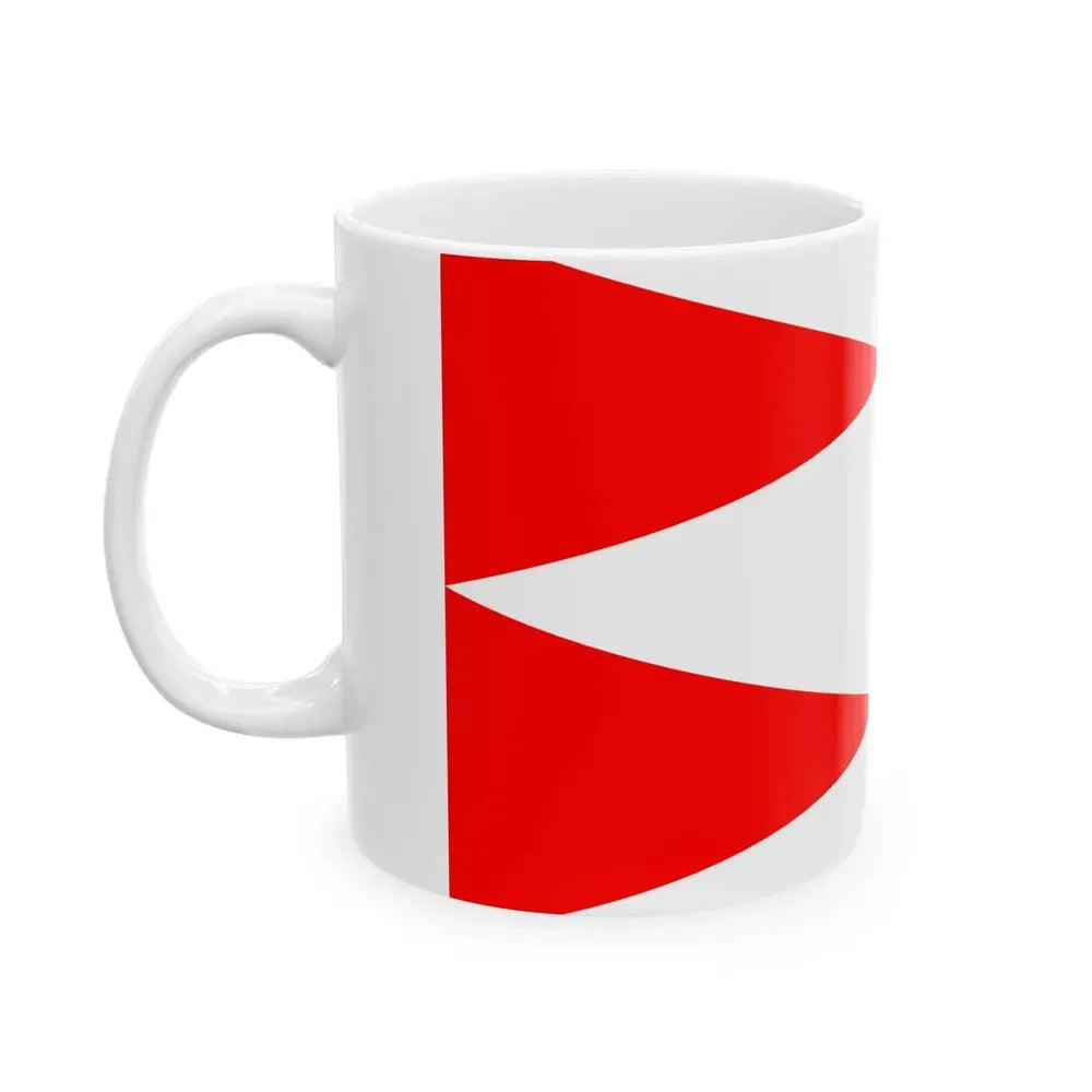 Burgee of American YC Massachusetts (United States) White Coffee Mug - Go Mug Yourself