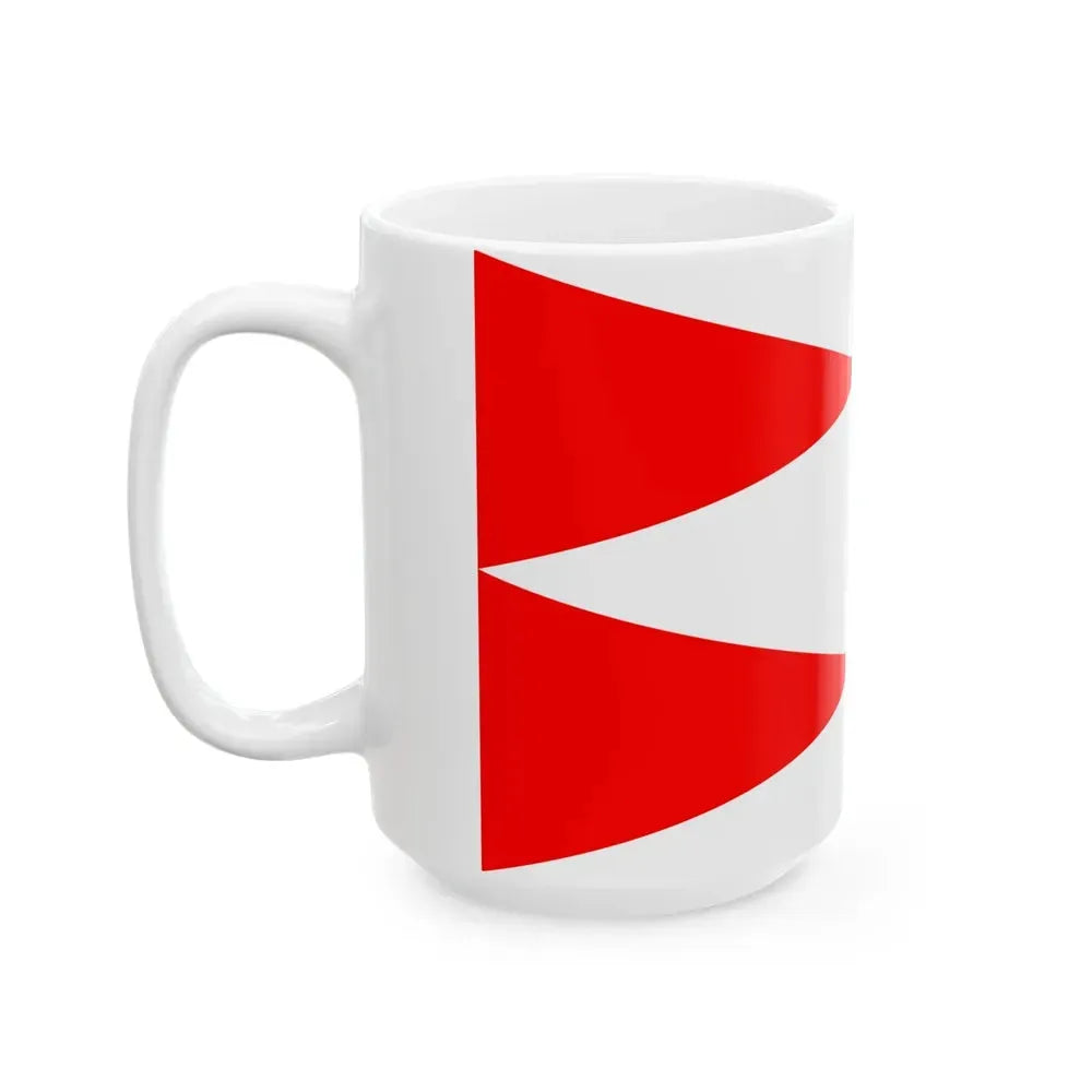 Burgee of American YC Massachusetts (United States) White Coffee Mug - Go Mug Yourself