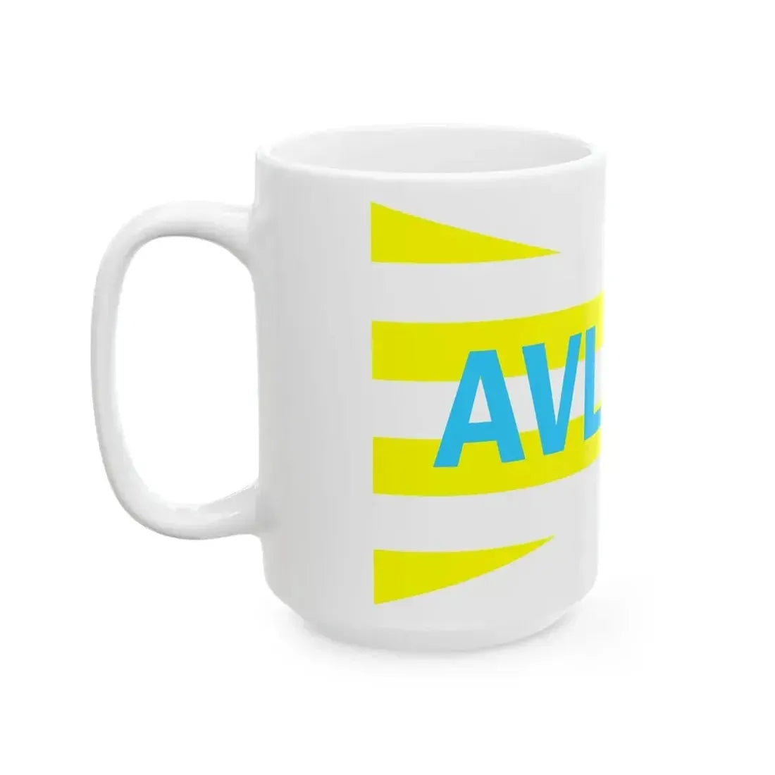 Burgee of Associazione Vela Lago Ledro (Italy) White Coffee Mug - Go Mug Yourself