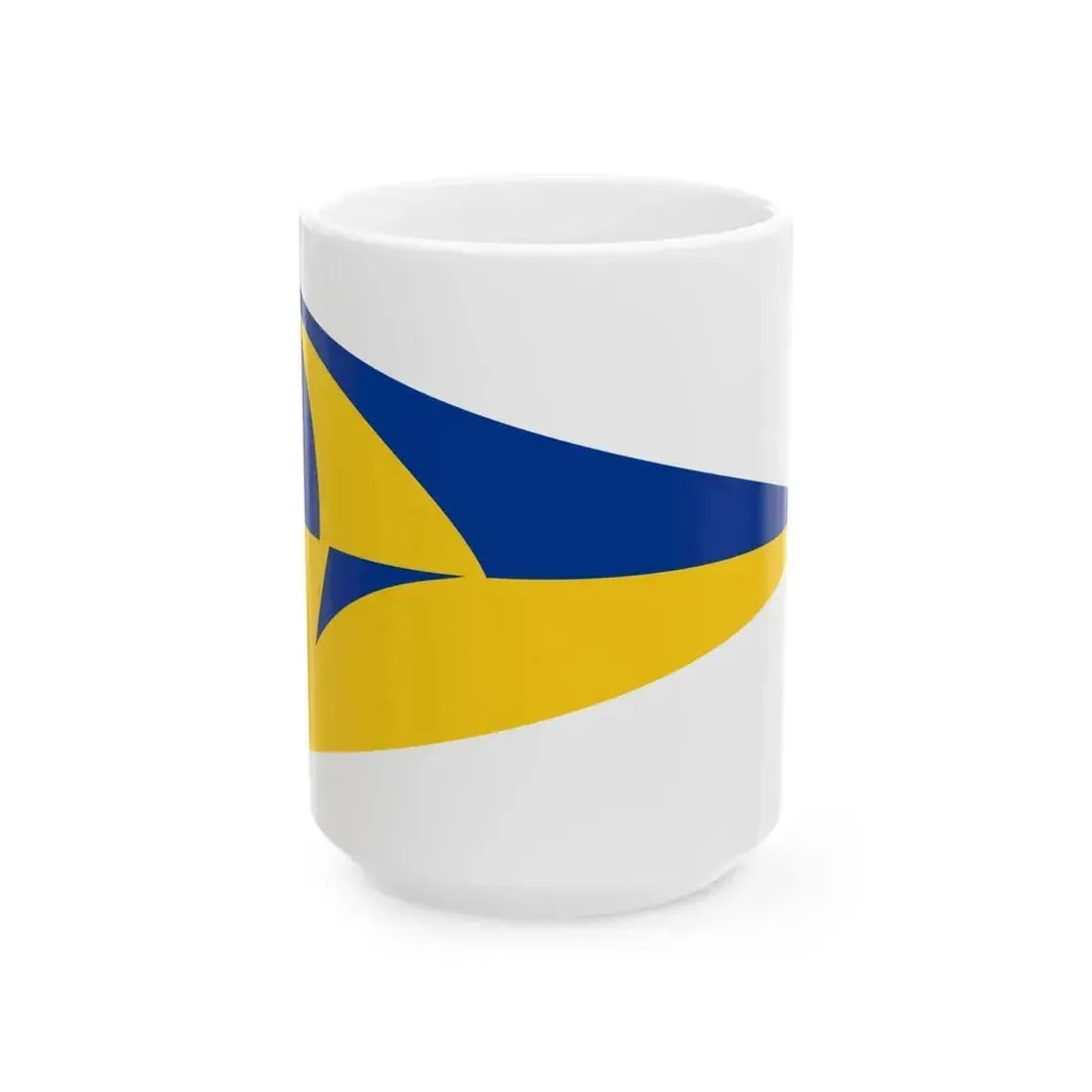 Burgee of Associazione Velica Trentina (Italy) White Coffee Mug 15oz - Go Mug Yourself