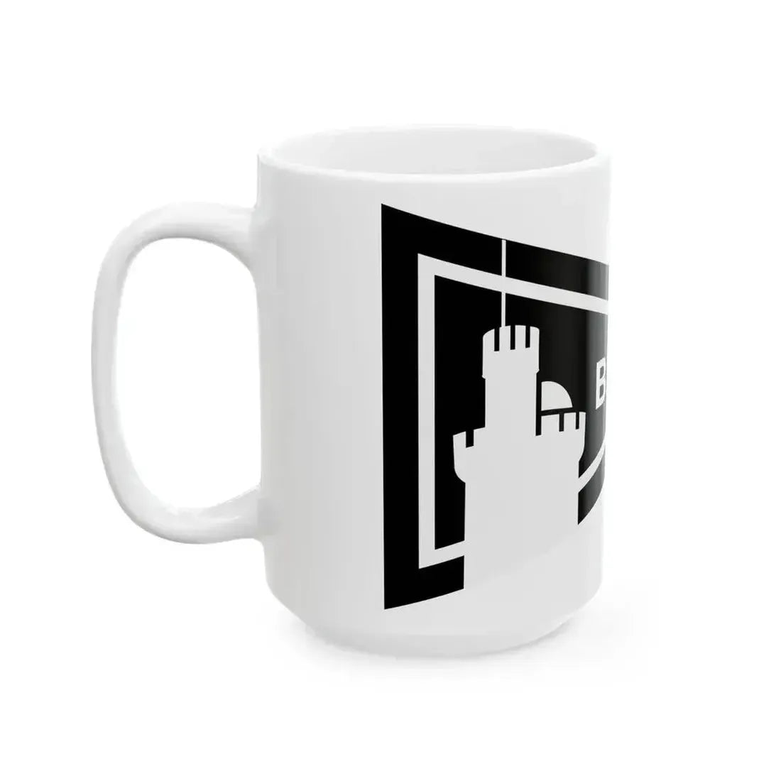 Burgee of Blackrock Sailing Club (Ireland) White Coffee Mug - Go Mug Yourself