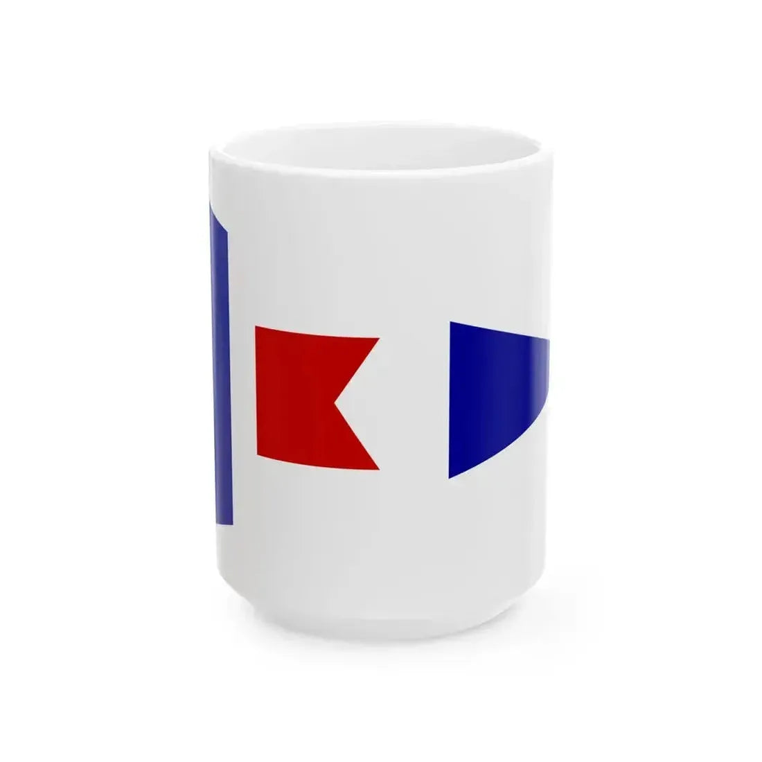 Burgee of Bow Mar YC (United States) White Coffee Mug 15oz - Go Mug Yourself