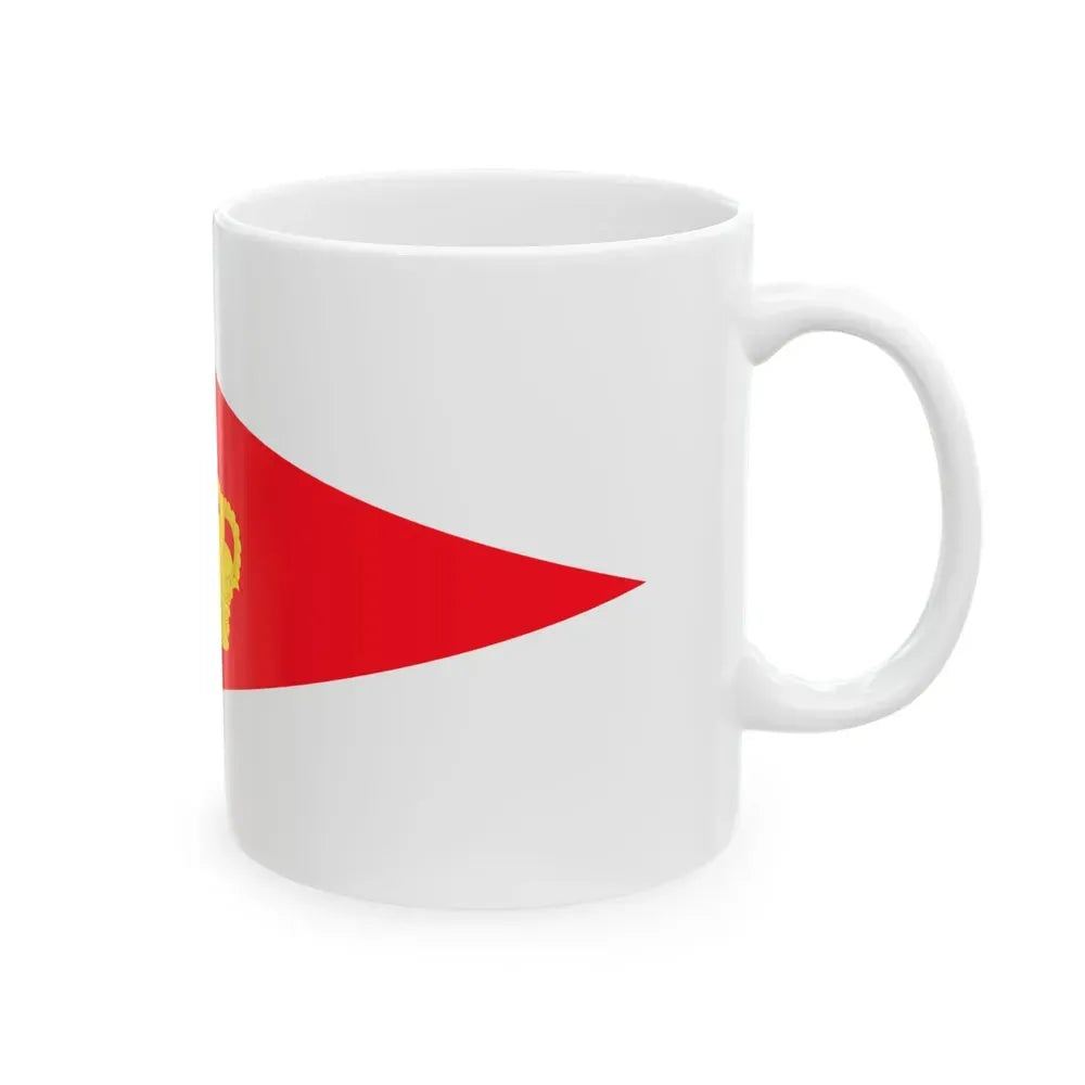 Burgee of Bruxelles Royal YC (Belgium) White Coffee Mug - Go Mug Yourself