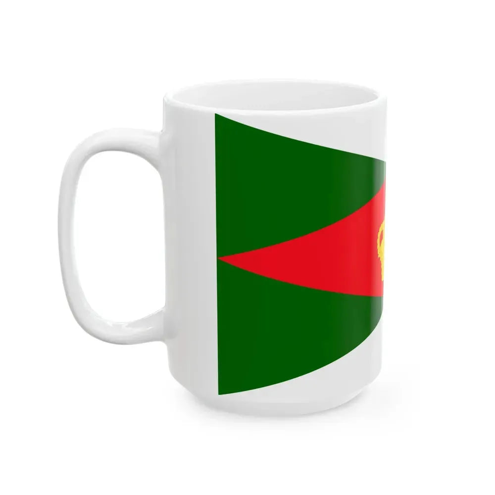 Burgee of Bruxelles Royal YC (Belgium) White Coffee Mug - Go Mug Yourself