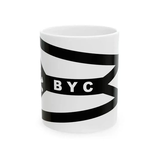 Burgee of Buccaneer YC Alabama (United States) White Coffee Mug 11oz - Go Mug Yourself