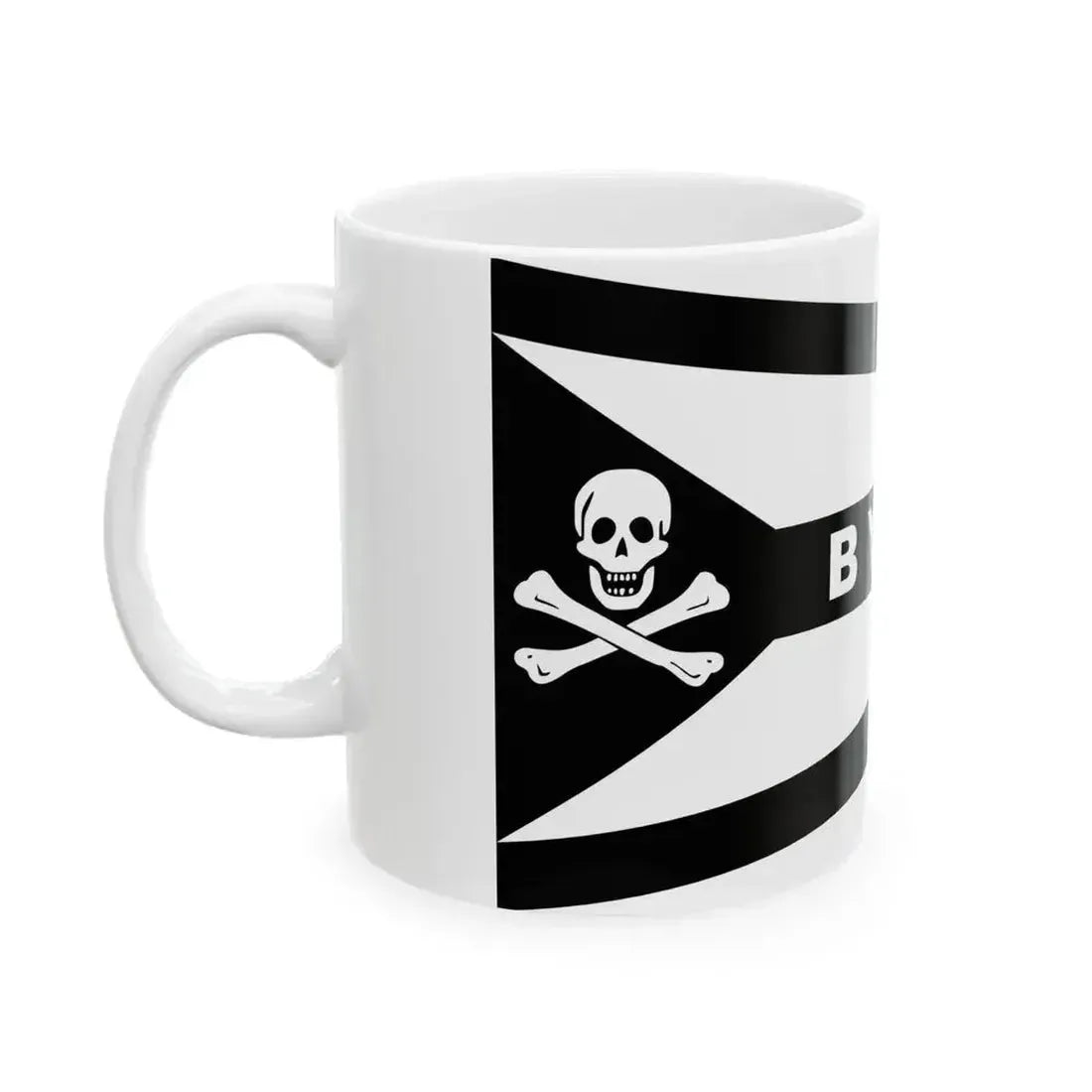 Burgee of Buccaneer YC Alabama (United States) White Coffee Mug - Go Mug Yourself