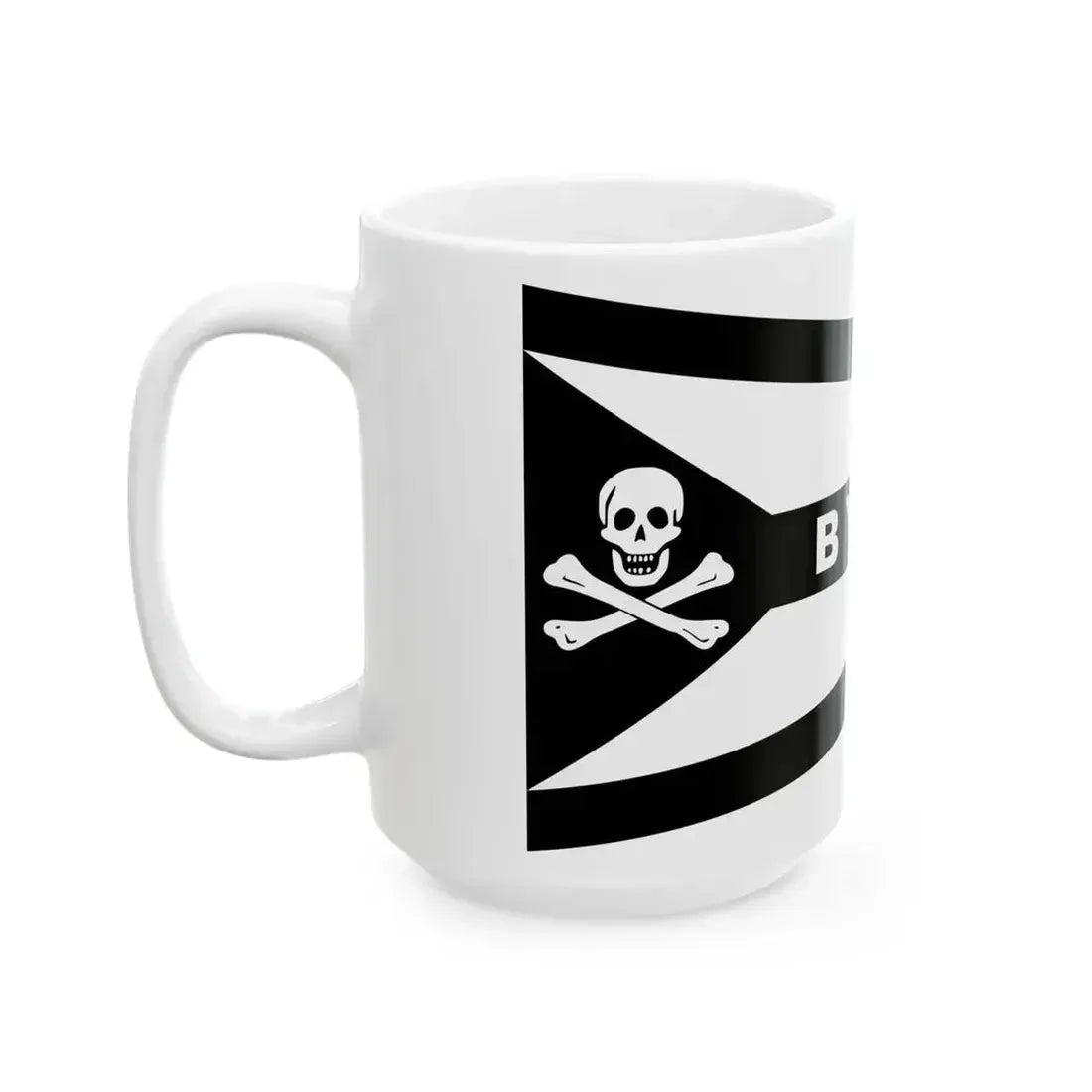Burgee of Buccaneer YC Alabama (United States) White Coffee Mug - Go Mug Yourself
