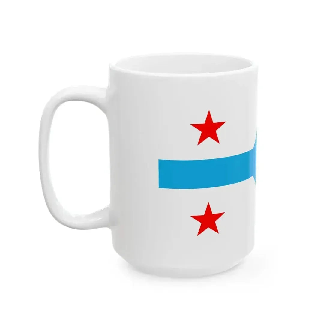 Burgee of Chicago Corinthian YC (United States) White Coffee Mug - Go Mug Yourself