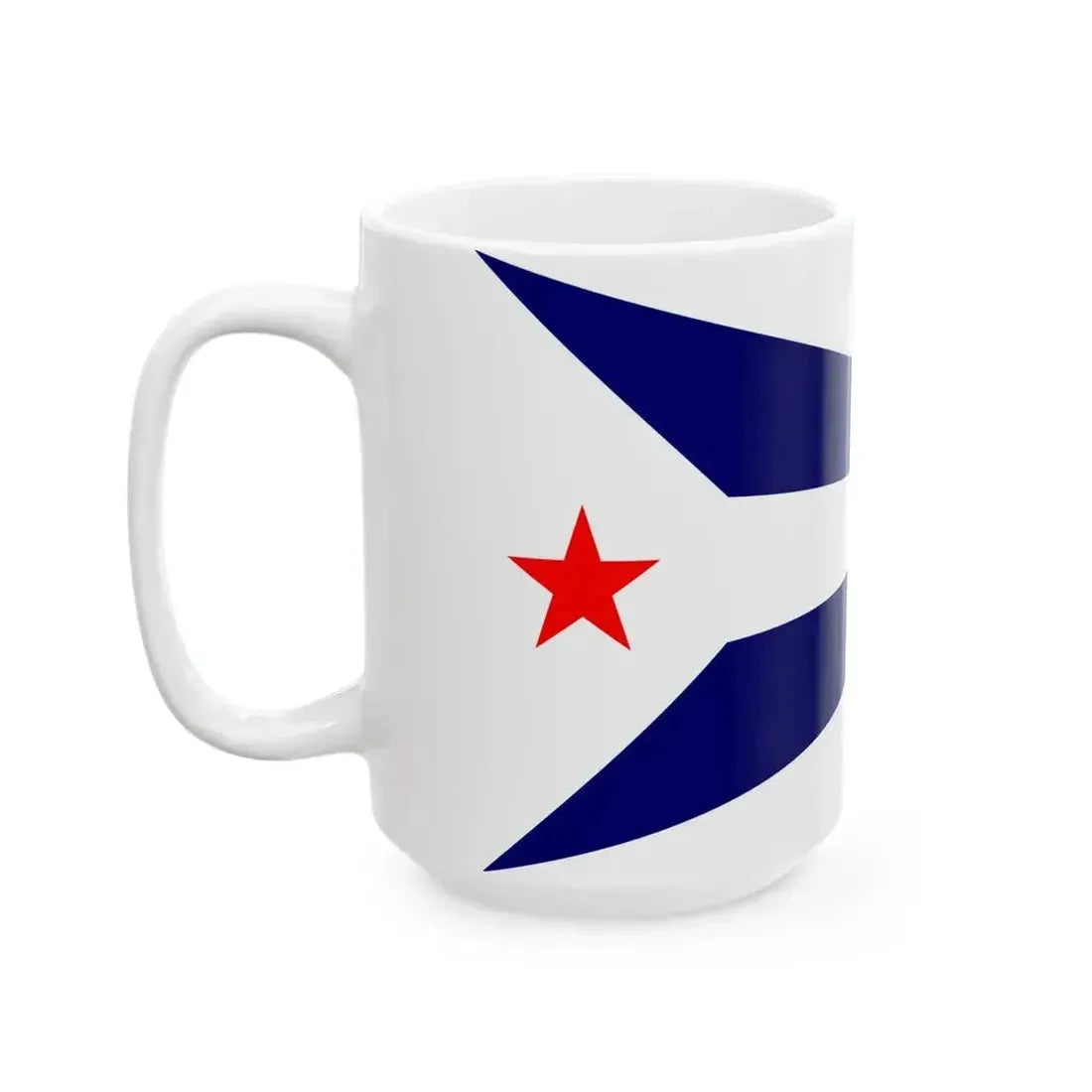 Burgee of Chicago Yacht Club (United States) White Coffee Mug - Go Mug Yourself
