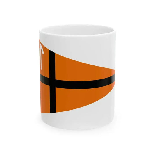 Burgee of Circolo della Vela Talamone (Italy) White Coffee Mug 11oz - Go Mug Yourself