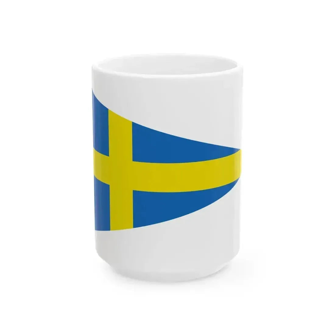 Burgee of Circolo Nautico Cervia (Italy) White Coffee Mug 15oz - Go Mug Yourself