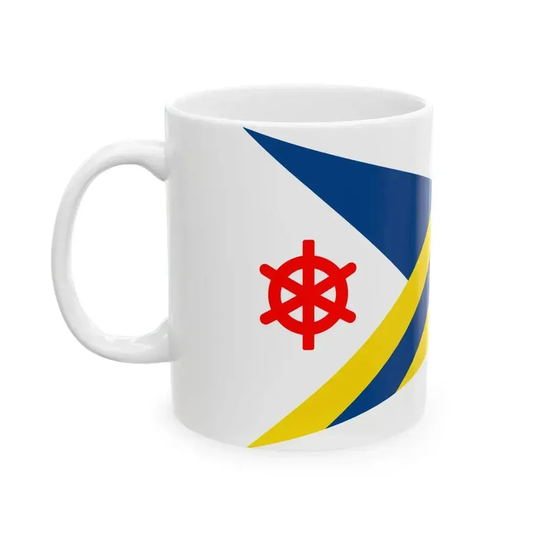 Burgee of Circolo Vela Torbole (Italy) White Coffee Mug - Go Mug Yourself