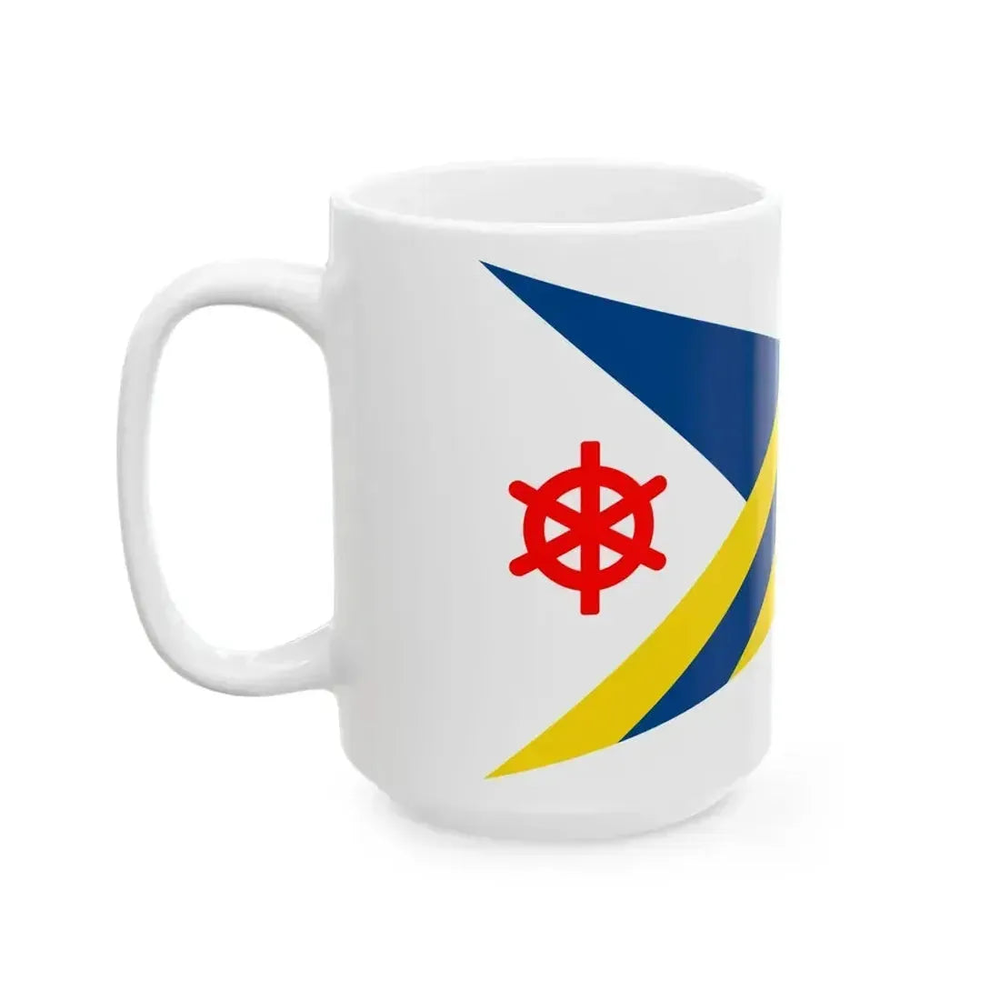 Burgee of Circolo Vela Torbole (Italy) White Coffee Mug - Go Mug Yourself