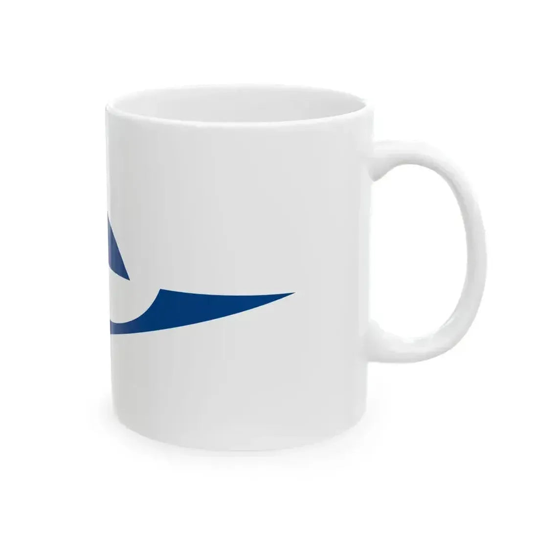 Burgee of Circolo Velico La Scuffia (Italy) White Coffee Mug - Go Mug Yourself