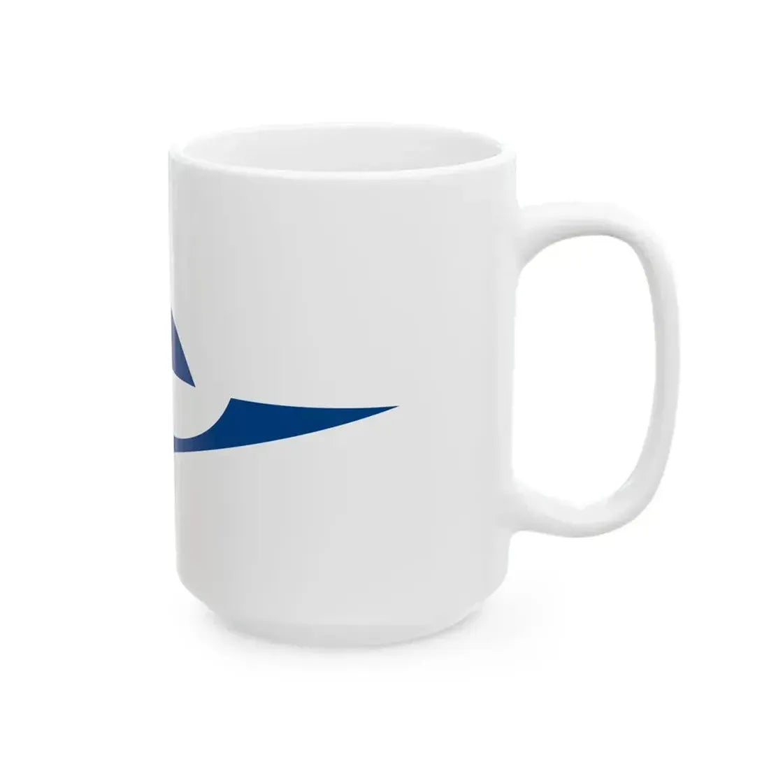 Burgee of Circolo Velico La Scuffia (Italy) White Coffee Mug - Go Mug Yourself