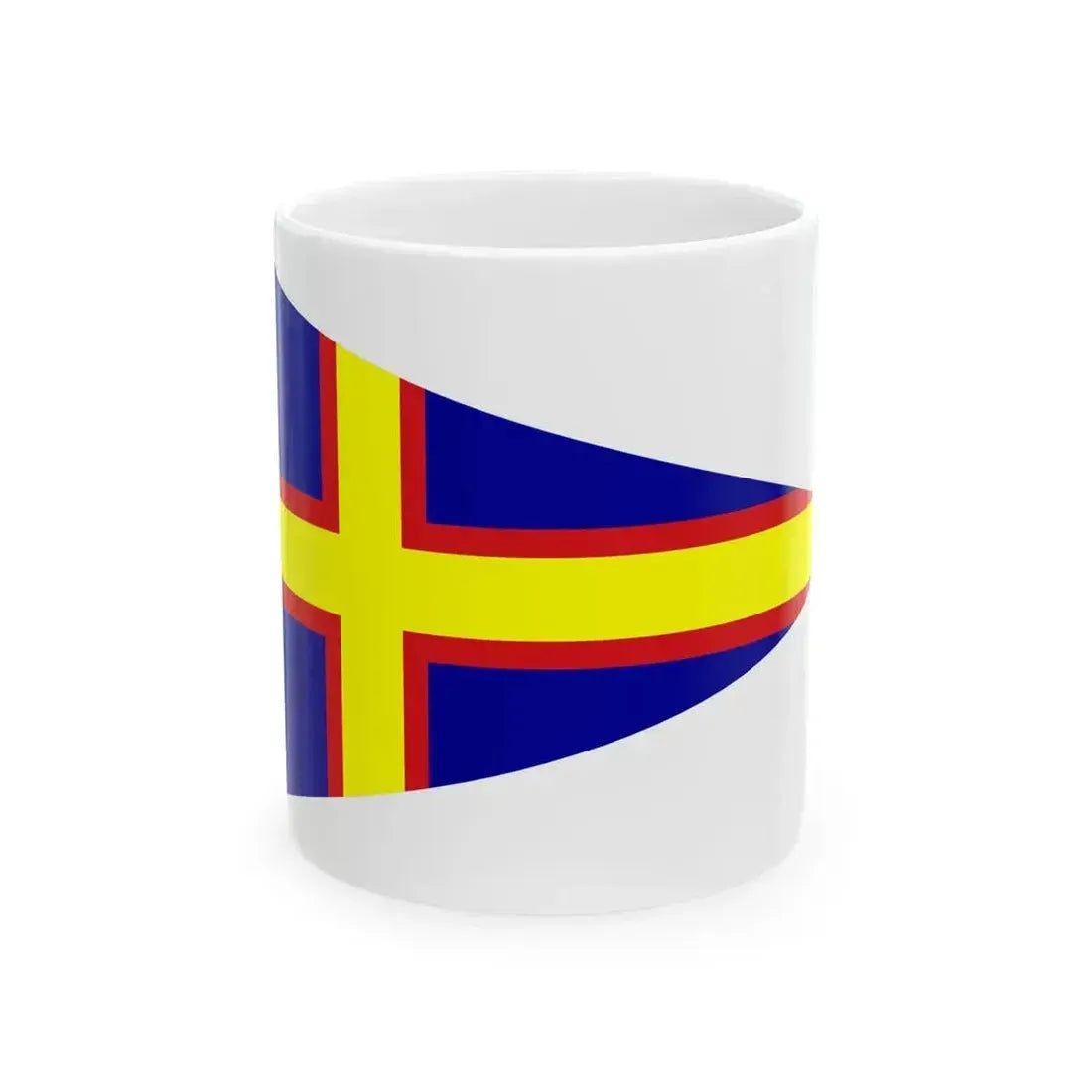Burgee of club nautico di roma (Italy) White Coffee Mug 11oz - Go Mug Yourself