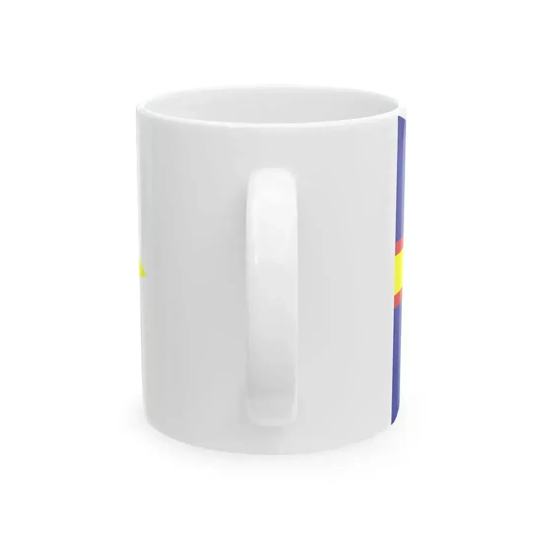 Burgee of club nautico di roma (Italy) White Coffee Mug - Go Mug Yourself