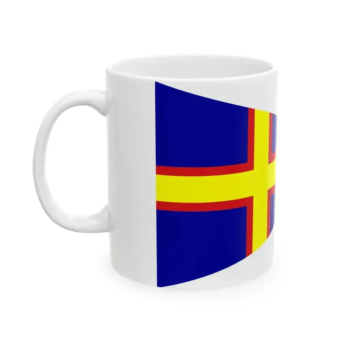 Burgee of club nautico di roma (Italy) White Coffee Mug - Go Mug Yourself