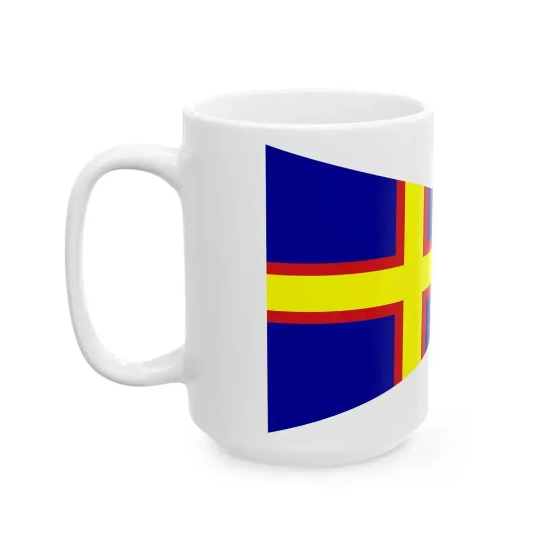 Burgee of club nautico di roma (Italy) White Coffee Mug - Go Mug Yourself