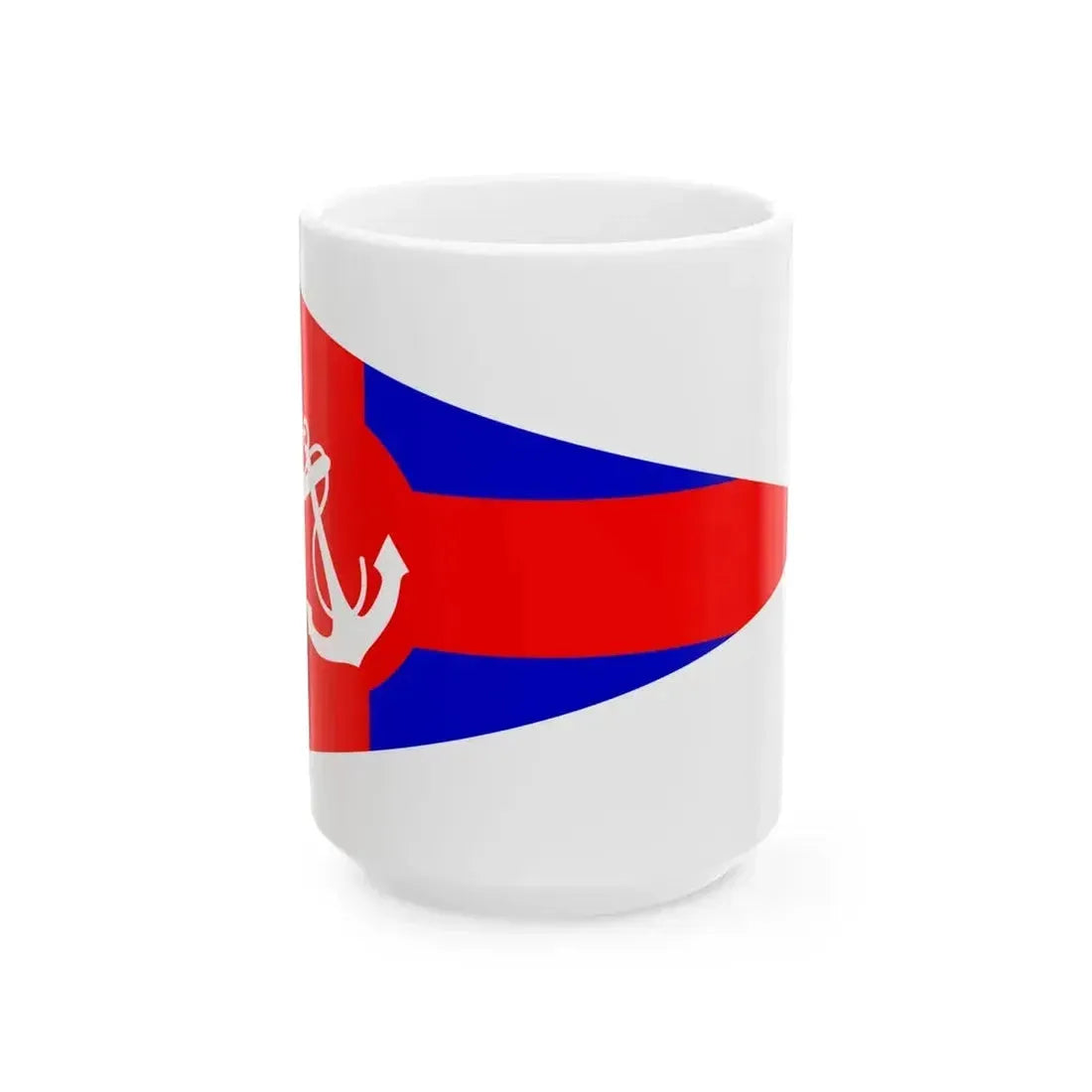 Burgee of Club Nautico Ponce (United States) White Coffee Mug 15oz - Go Mug Yourself
