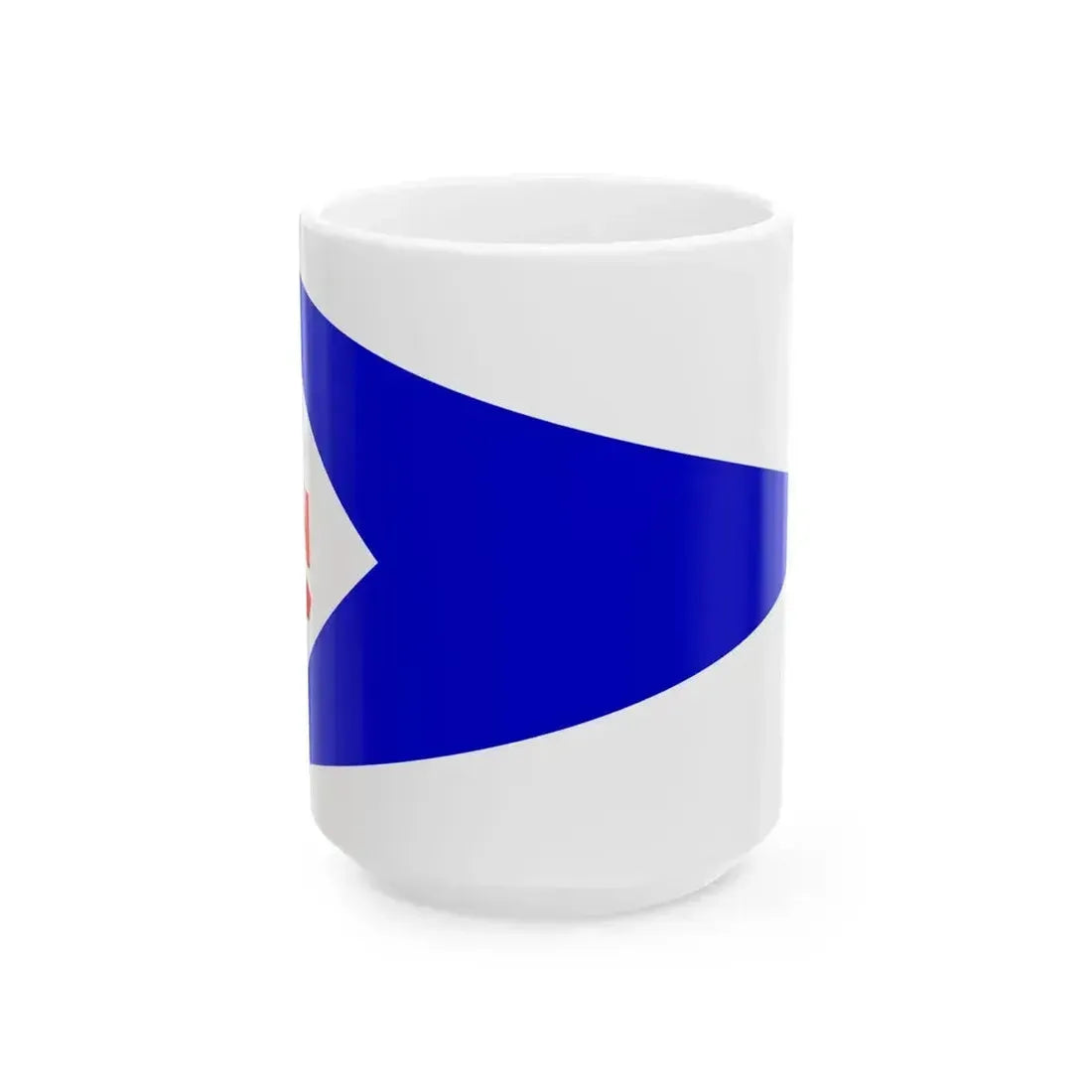 Burgee of Club Nautico San Juan (United States) White Coffee Mug 15oz - Go Mug Yourself