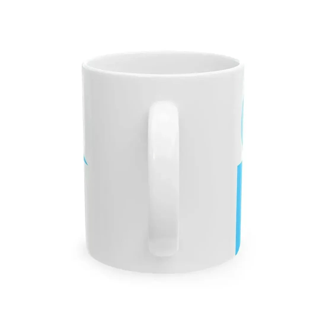 Burgee of Club Regatas Chascomus (Argentina) White Coffee Mug - Go Mug Yourself