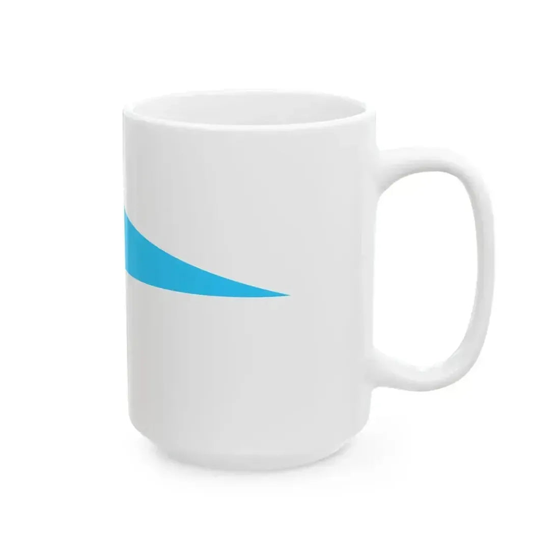 Burgee of Club Regatas Chascomus (Argentina) White Coffee Mug - Go Mug Yourself